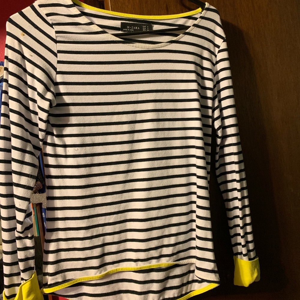 H-Zara stripe shirt size small